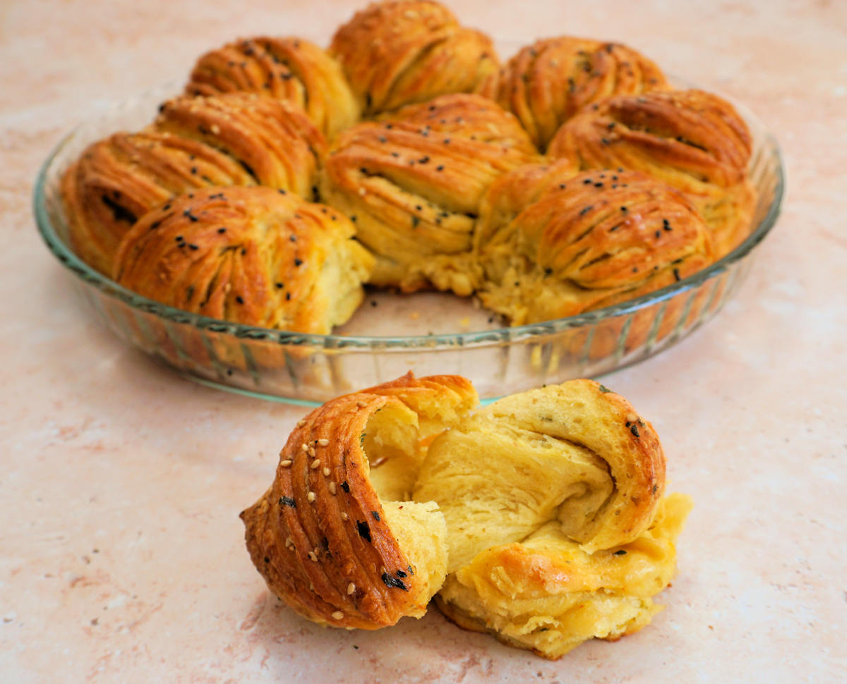 Chinese Flower Bread Rolls Recipe Cuisine Fiend